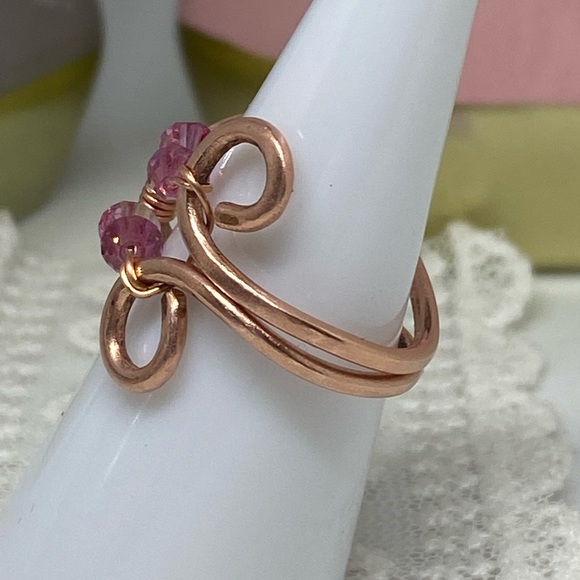 Handmade copper ring - Picture 3 of 5